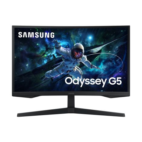 Samsung Odyssey/G55C/27"/VA/QHD/165Hz/1ms/Black/2R LS27CG552EUXEN