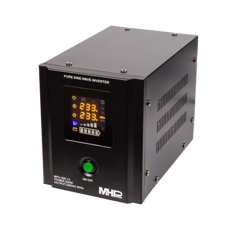 Záložný zdroj MHPower MPU300-12, UPS, 300W, čistá sínus MPU-300-12