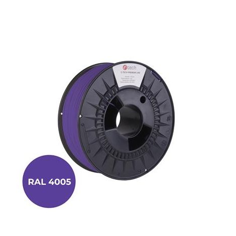 Tlačová struna (filament) C-TECH PREMIUM LINE, PLA, modrofialová, RAL4005, 1,75mm, 1kg 3DF-P-PLA1.75-4005