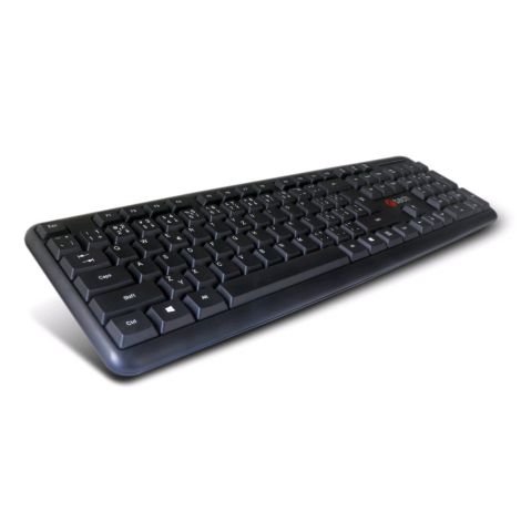 C-TECH KB-102/Drátová USB/ CZ- SK layout/Čierna KB-102-U-BL