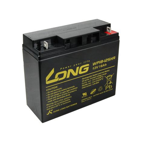 Long 12V 18Ah olověný akumulátor High Rate F3 PBLO-12V018-F3AH