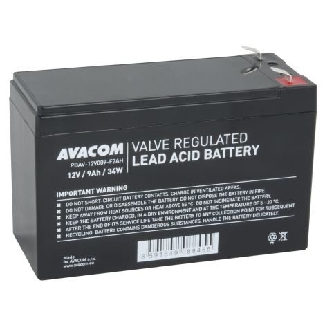 AVACOM batéria 12V 9Ah F2 HighRate (PBAV-12V009-F2AH) PBAV-12V009-F2AH