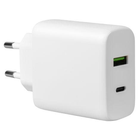 AVACOM HomePRO+ sieťová nabíjačka s Power Delivery 65W s výstupmi USB-C a USB-A NASN-PQ2X-65WW