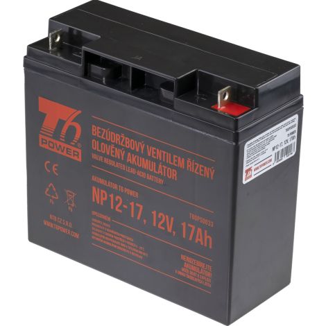 Akumulátor T6 Power NP12-17, 12V, 17Ah T6UPS0033