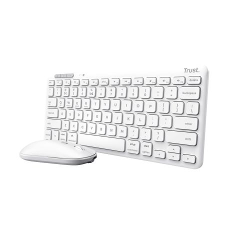 TRUST LYRA WL KEYBOARD & MOUSE US (myš+kláv) biela 25073