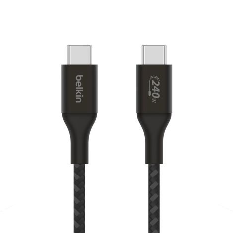 Belkin Boost charge USB-C kábel 240W, 1m, čierny CAB015bt1MBK