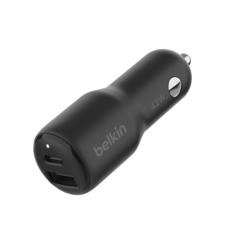 Belkin Car Charger 42 W - 30 W USB-C + 12 W USB-A CCB005btBK