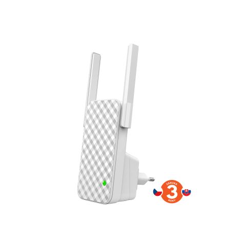 Tenda A9 - WiFi N Range Extender, opakovač 300 Mb/s, WPS, 2x 3 dBi anténa 75011804