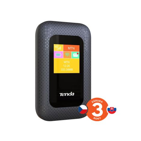 Tenda 4G185 Wi-Fi N300 mobil 4G LTE Hotspot s LCD, batéria 2100 mAh, 1x microSIM, microSD, až 10 hod. 75011905