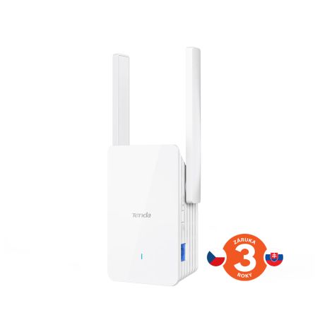 Tenda A23 - WiFi Range Extender AX1500 WiFi 6, opakovač 1501 Mb/s, 1x GLAN 1 Gb/s, WPS, 2x 5dBi, WPA3 75011989