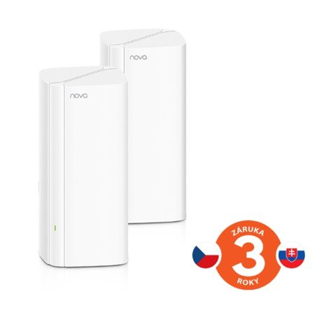 Tenda Nova EX12 (2-pack) WiFi6 AX3000 Mesh Gigabit systém, 6xGLAN/GWAN, WPA3, VPN, SMART SK aplikácie 75012004