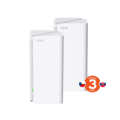 Tenda Nova MX15 Pro (2-pack) WiFi 6 AX5400 Mesh Gigabit systém, 6x GLAN/GWAN, WPA3, VPN, SK app 75012011