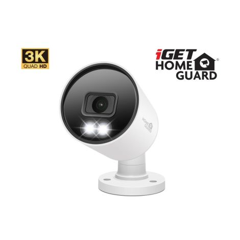 iGET HGPRO858 - CCTV 3K kamera, SMART detekcia, IP66, zvuk, IR nočný prísvit 40m, LED prísvit 30m 75020561