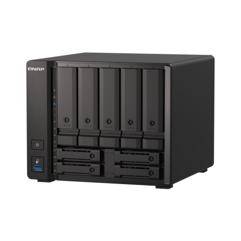 QNAP TS-h973AX-32G (Ryzen 2,2GHz, ZFS, 32GB RAM, 5x 3,5" + 4x 2,5" SATA/2x U.2, 2x 2,5GbE, 1x 10GbE) TS-h973AX-32G