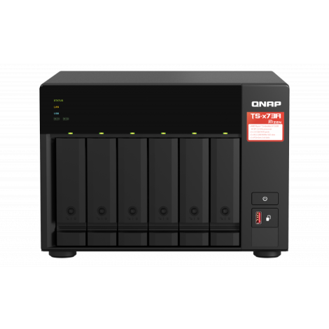 QNAP TS-673A-8G (Ryzen 2,2GHz / 8GB RAM / 6x SATA / 2x M.2 NVMe slot / 2x 2,5GbE / 2x PCIe / 4x USB) TS-673A-8G