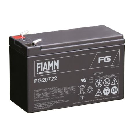 Fiamm olovaná batéria FG20722 12V/7,2Ah Faston 6,3 07955