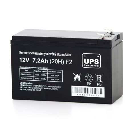 UPS batéria 12V 7,2Ah F2 14551