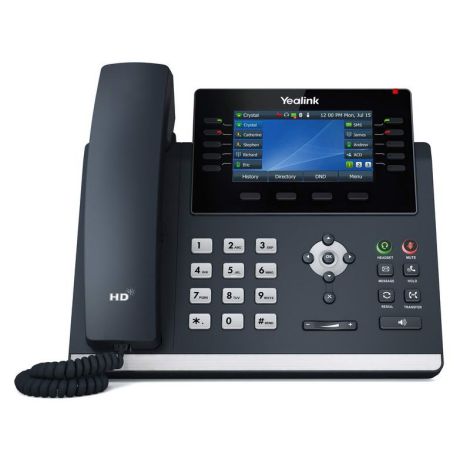 Yealink SIP-T46U SIP telefón, PoE, 4,3" 480x272 LCD, 27 prog.tl., 2xUSB, Gig SIP-T46U