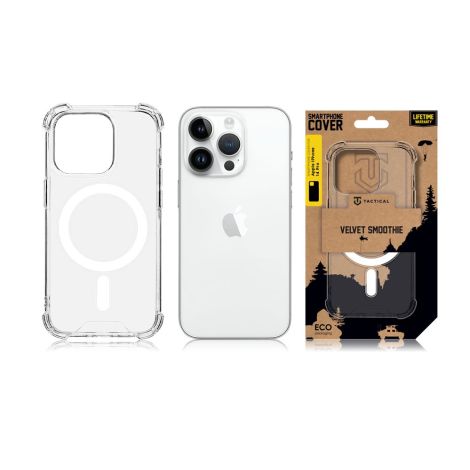 Tactical MagForce Plyo Kryt pre Apple iPhone 14 Pre Transparent 8596311186356