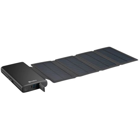 Sandberg Solar 4-Panel Powerbank 25000 mAh, solárna nabíjačka, čierna 420-56