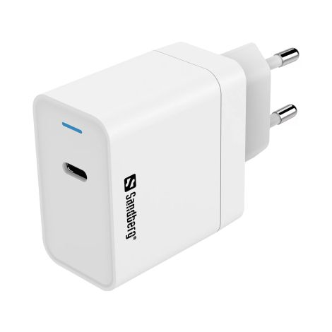 Sandberg USB-C AC Charger PD65W, EÚ, biela 441-48