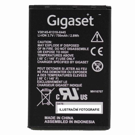 Batérie pre Gigaset SL78H/SL400H/SL4/SL5 profes. TBBASISL78