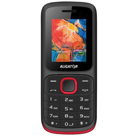 ALIGATOR D210 Dual sim černo-červený AD210BR