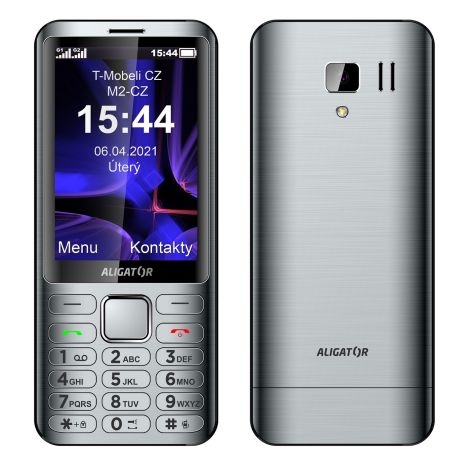 ALIGATOR D950 Dual sim strieborný AD950SR