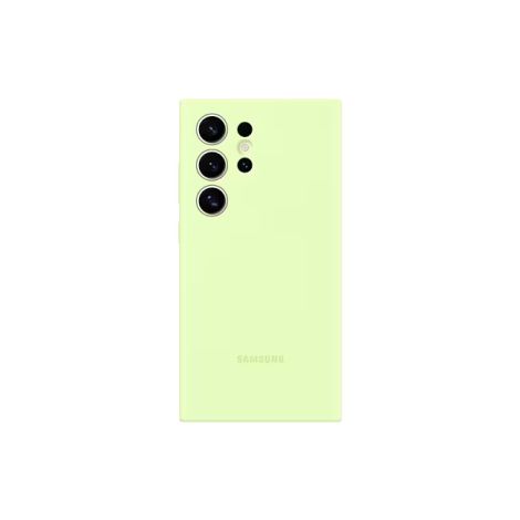 Samsung Silikonový zadný kryt S24 Ultra Light Green EF-PS928TGEGWW