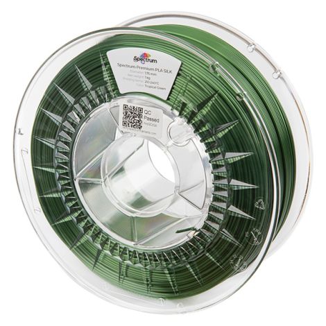 Spectrum 3D filament, PLA Silk, 1,75mm, 1000g, 80266, tropical green