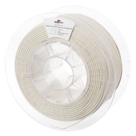 Spectrum 3D filament, PLA Stone Age, 1,75mm, 1000g, 80074, light grey