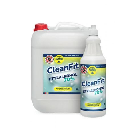 CleanFit dezinfekčný roztok Etylalkohol 70% citrus 10 l