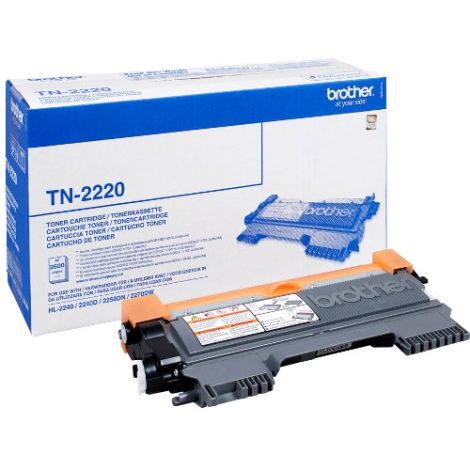 Toner Brother TN-2220, čierna (black), originál