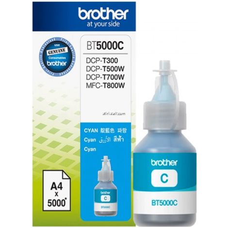 Cartridge Brother BT5000C, azúrová (cyan), originál