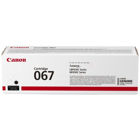 Toner Canon 067 BK, CRG-067 BK, 5102C002, čierna (black), originál