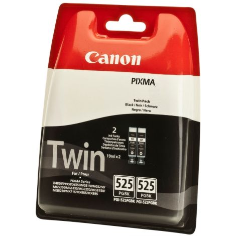 Cartridge Canon PGI-525PGBK, 4529B017, 2-pack, čierna (black), originál