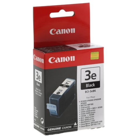 Cartridge Canon BCI-3eBK, čierna (black), originál