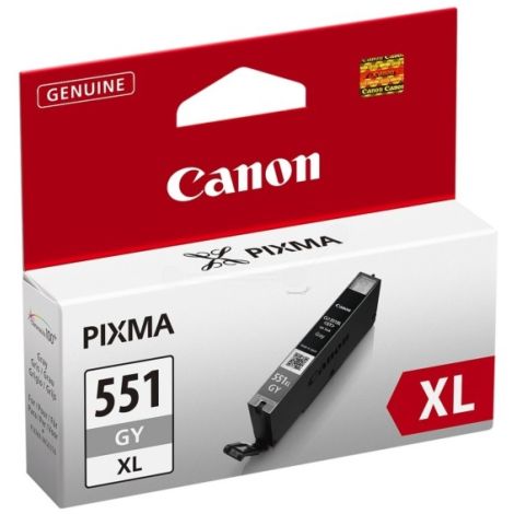 Cartridge Canon CLI-551GY XL, 6447B001, sivá (gray), originál