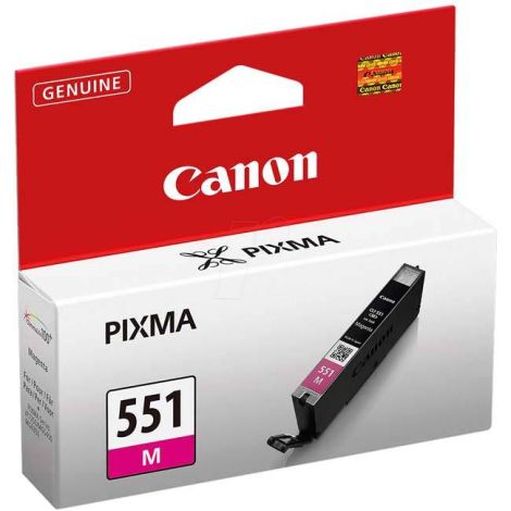 Cartridge Canon CLI-551M, 6510B001, purpurová (magenta), originál