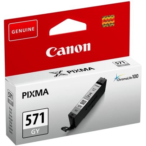 Cartridge Canon CLI-571GY, 0389C001, sivá (gray), originál