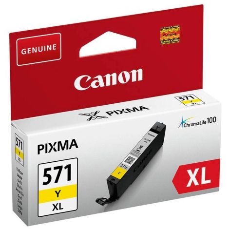 Cartridge Canon CLI-571Y XL, 0334C001, žltá (yellow), originál