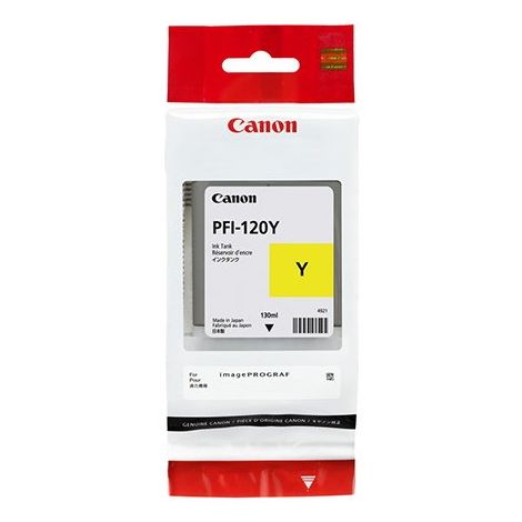 Cartridge Canon PFI-120Y, 2888C001, žltá (yellow), originál