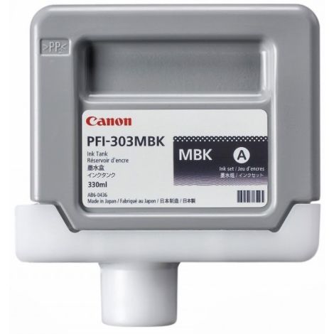 Cartridge Canon PFI-303MBK, matná čierna (matte black), originál