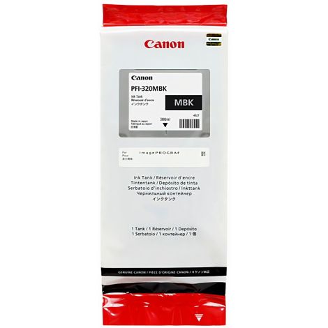 Cartridge Canon PFI-320MBK, 2889C001, matná čierna (matte black), originál