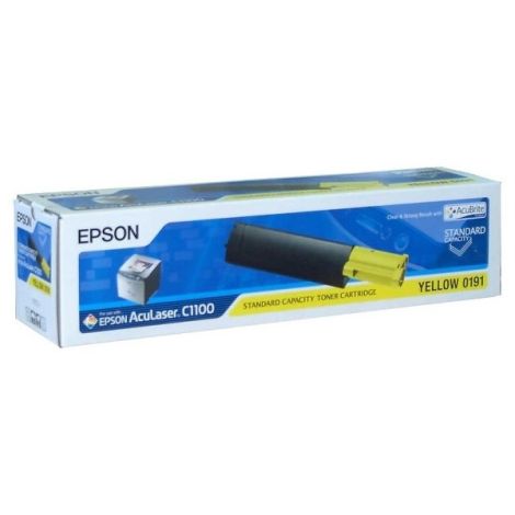 Toner Epson C13S050187 (C1100), žltá (yellow), originál