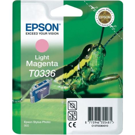 Cartridge Epson T0336, svetlá purpurová (light magenta), originál