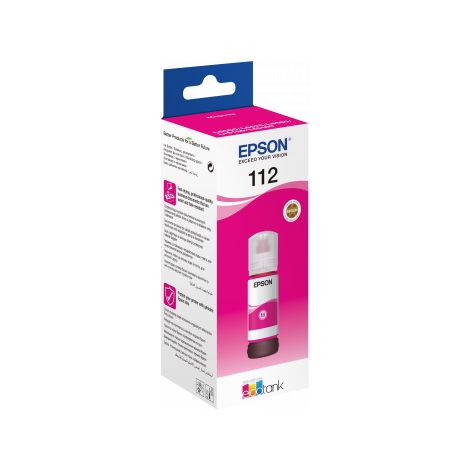 Cartridge Epson 112, T06C3, C13T06C34A, purpurová (magenta), originál