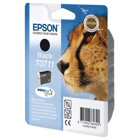 Cartridge Epson T0711, C13T07114012, čierna (black), originál