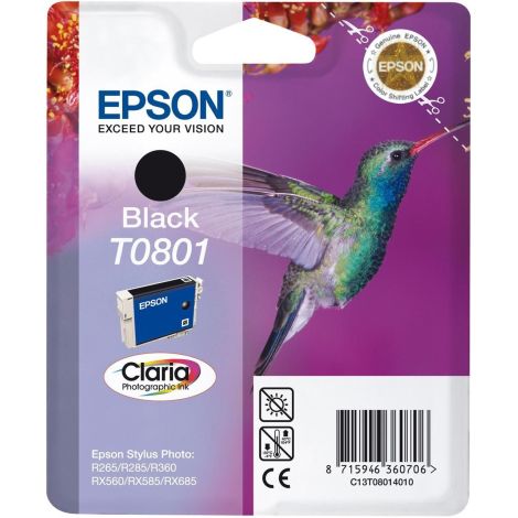 Cartridge Epson T0801, čierna (black), originál