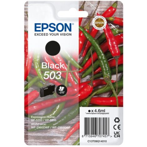 Cartridge Epson 503, C13T09Q14010, T09Q140, čierna (black), originál